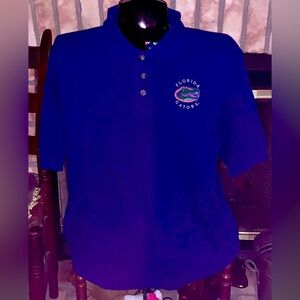 Men’s Vintage Blue Florida Gators Polo Sports Attack Officially Licensed